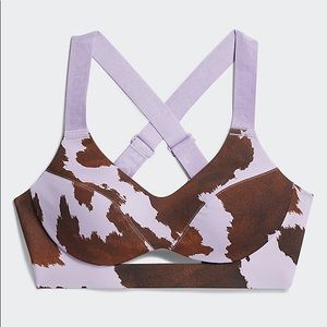 Ivy Park X Rodeo Cow Print Purple Bra